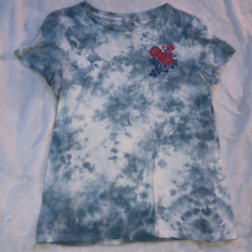 Tie due rose shirt